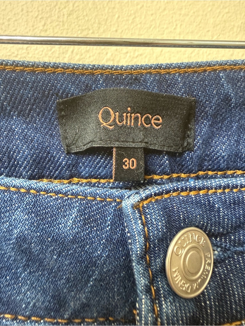 Quince 10 Bella Stretch Relaxed Fit Straight-Leg Jean Comfy 90s Organic Soft Eco - Picture 11 of 14